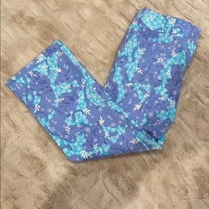 Vintage Lilly Pulitzer Light Weight Cropped Pants